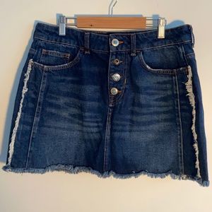 ZARA mini denim skirt